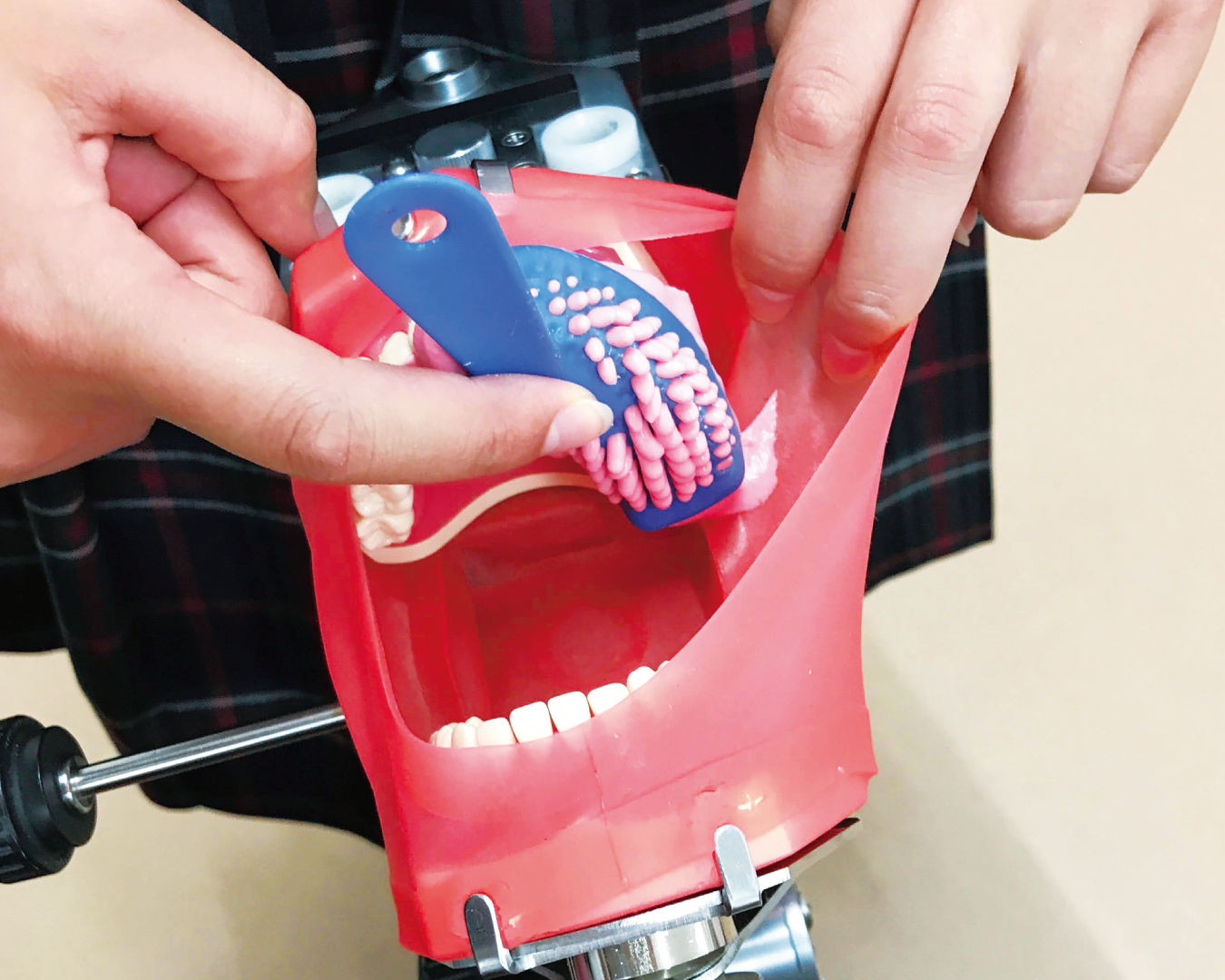 歯の型取り体験にチャレンジ✨