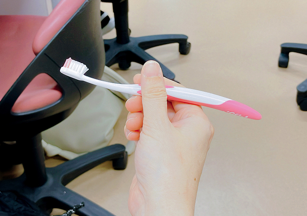 ブラシによって形状が少しずつ違うのをチェック。